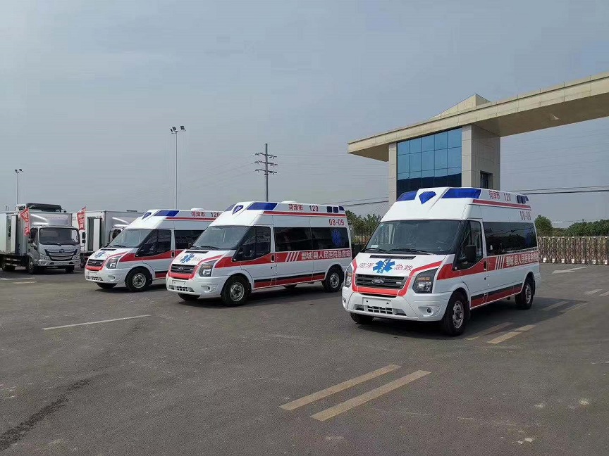 3臺福特新世代V348救護車---發(fā)往山東省菏澤市